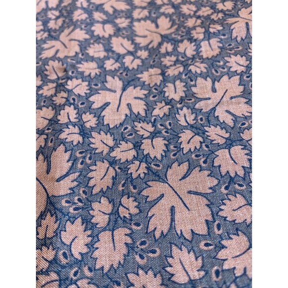 Ludie Rothman Marcus Bros Textiles Leaf Pattern Fabric 1/2 Yard 36" Wide Cotton - Picture 4 of 5